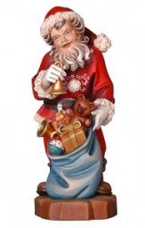 Weihnachtsmann Glocke 14 cm Color