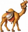 Kamel mit Gepck Krippenfigur Lasiert