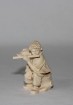 Hirte mit Querflöte Krippenfigur Natur