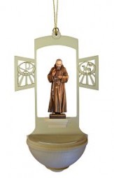 Weihwasserkessel Padre Pio Color 17 cm