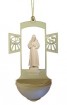 Weihwasserkessel Padre Pio Natur 17 cm