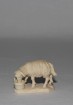 Schaf mit Trog Krippenfigur Natur
