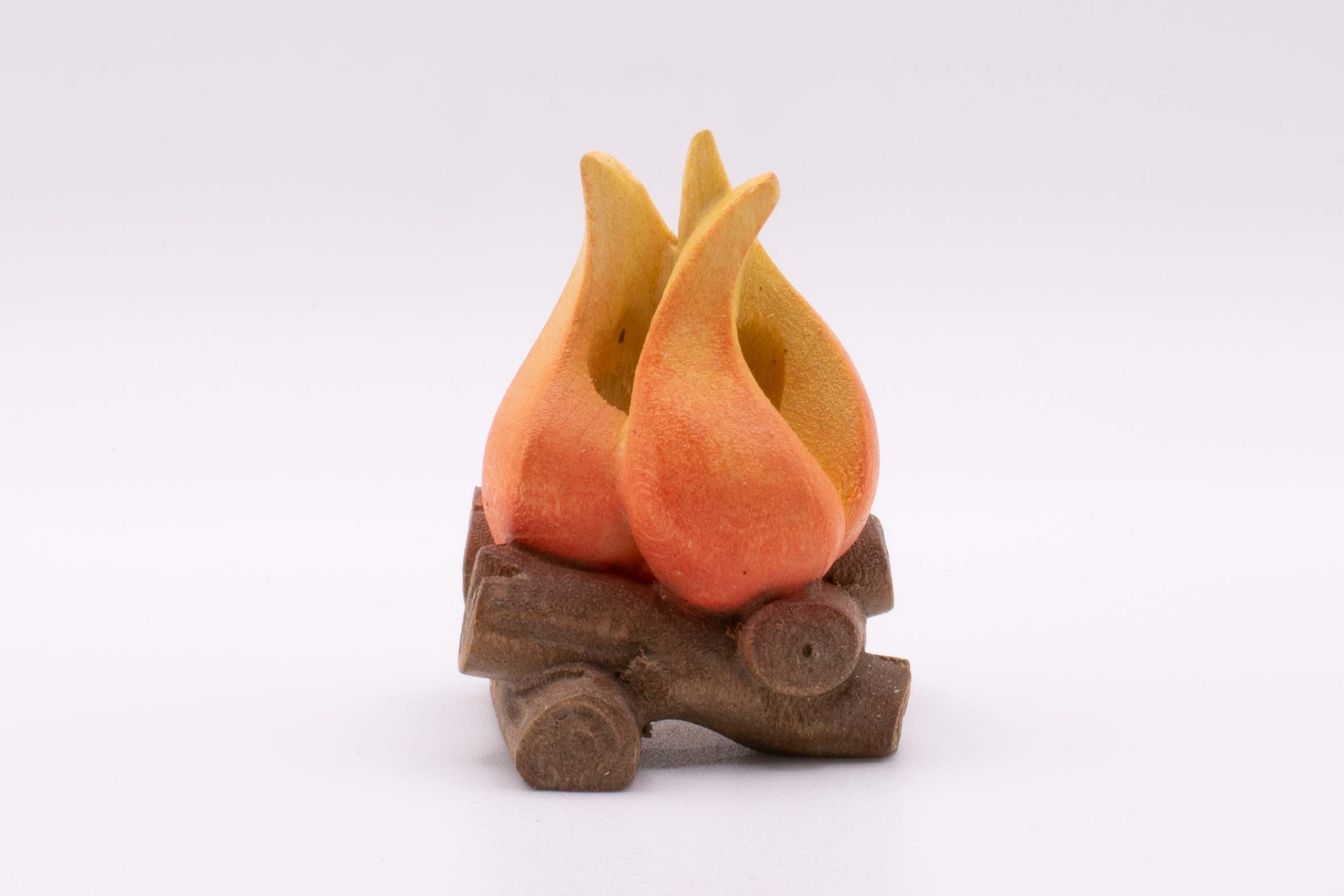 Krippenfigur Feuer, Modern - Bemalt, 14cm