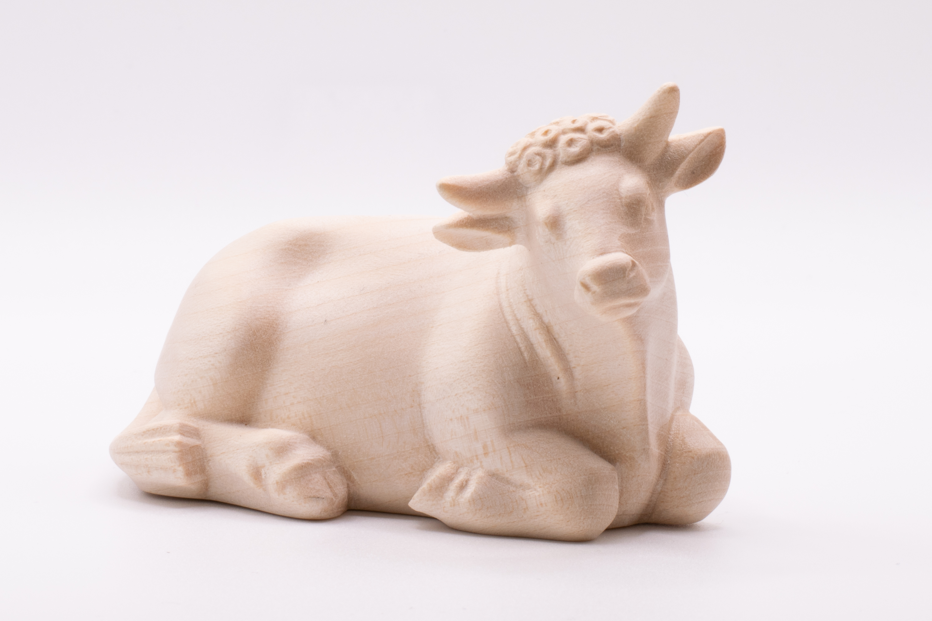 Krippenfigur Ochs, Modern - Natur, 10cm