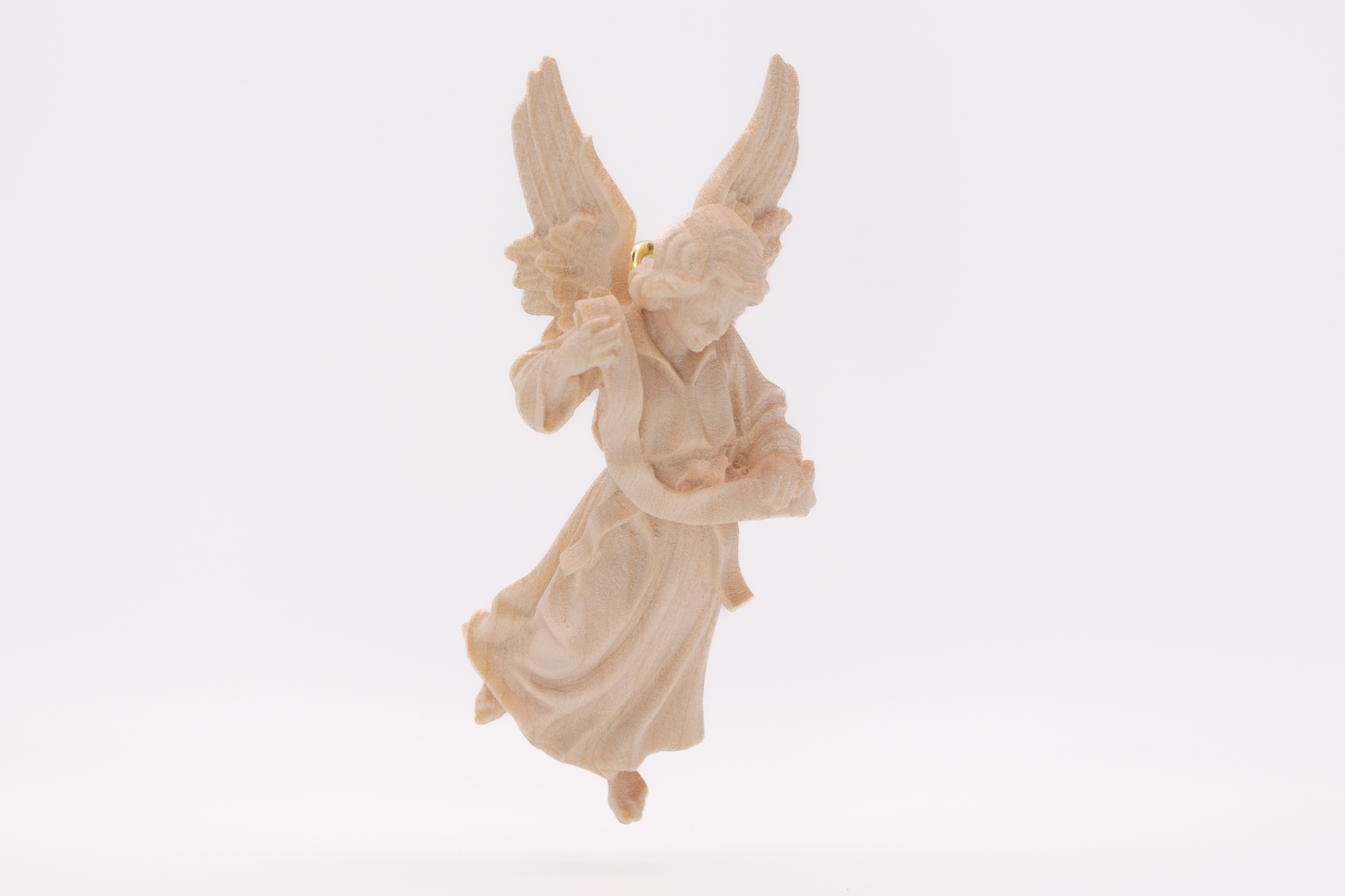 Krippenfigur Gloriaengel, Barock - Natur, 7cm